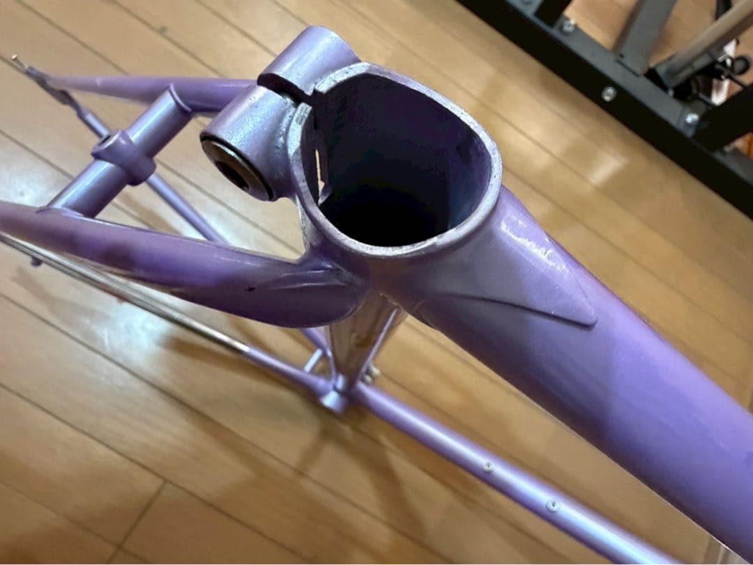 未使用品ビンテージ　ニシキ★クロモリロードフレーム100×126mmランドナー