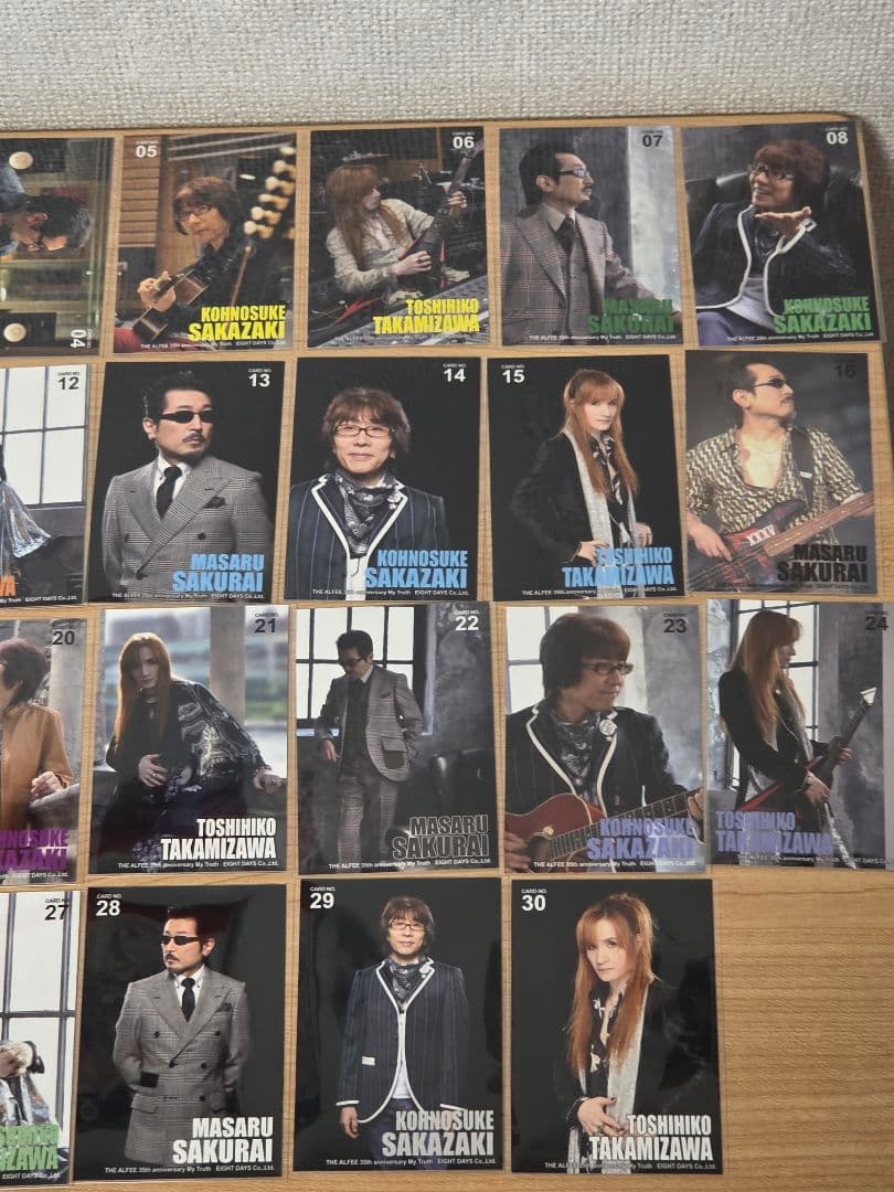 THE ALFEE 2009年 My Truth 秋ツアー トレカ 30種