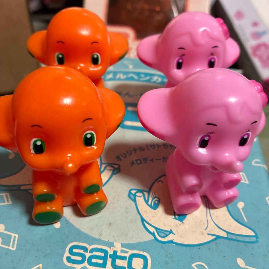 レア！サトちゃんサトコちゃんオルゴール➕レインボーライト2個セット