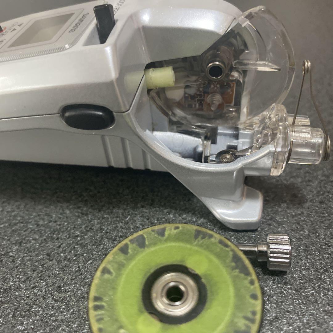 シマノ18 レイクマスターCT-T クリスタルホワイト　ワカサギ電動リール