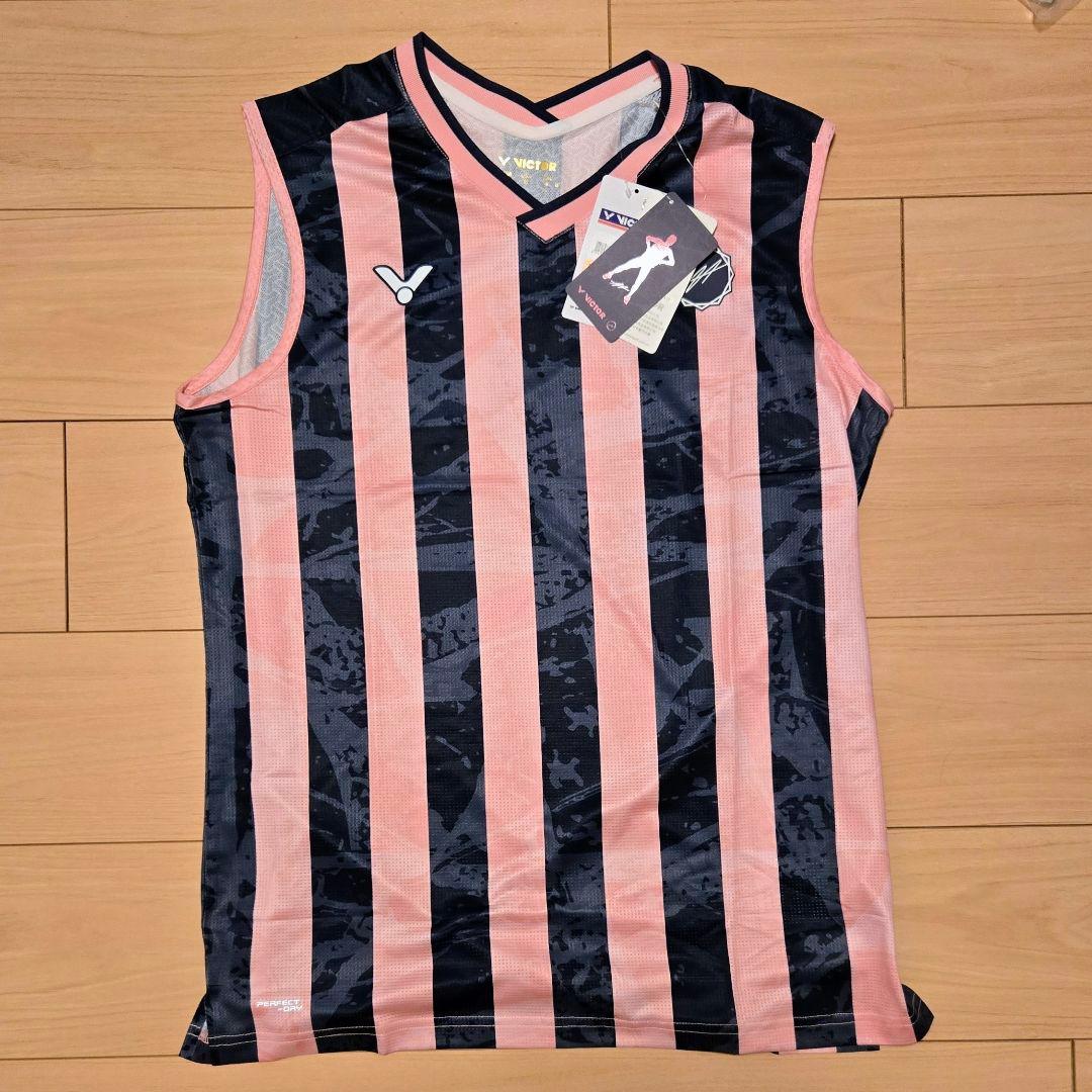 【Lサイズ新品】VICTOR バドミントンシャツ アントンセンモデル【即購入可】