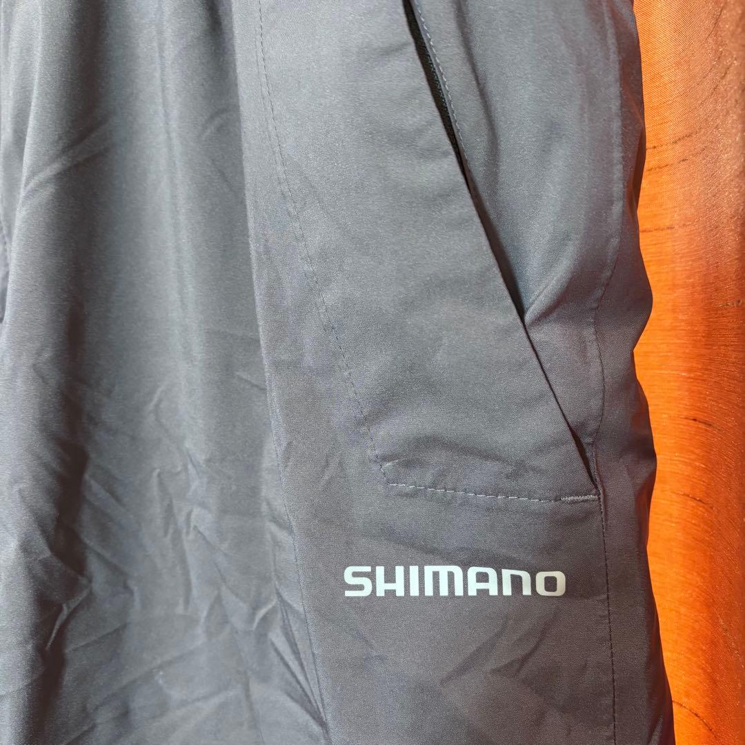 美品　SHIMANO シマノ　ウォームレインパンツ　L サイズ　チャコール