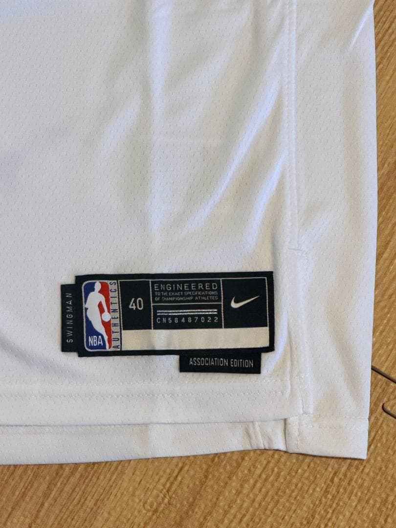 【新品】NBA ウルブズ アンソニー・エドワーズ ユニフォーム 白 S