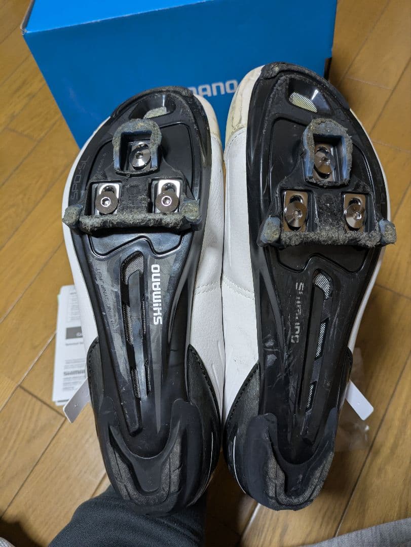 【27.8cm】シマノ RP3シューズ＆105ペダルセット（クリート・グリス付）