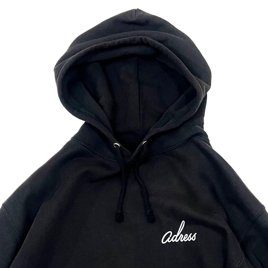 【CLUBHAUS×ADRESS】 コラボ フーディー BK サイズ5 XL
