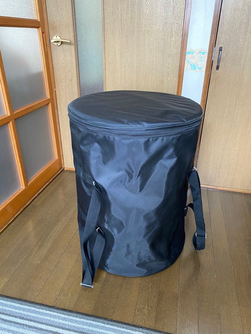 担ぎ桶太鼓・お山参詣用(新品長期保管品)ケース付き
