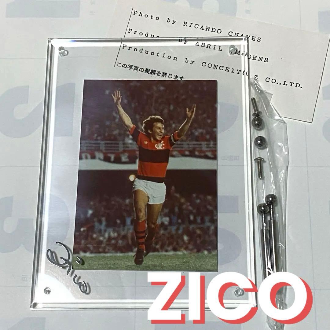ZICO ジーコ フォトフレーム フォトスタンド メルカリ便 サッカー