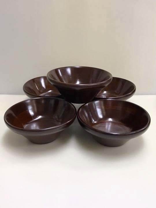 天然木サラダボール 小 ×５枚
