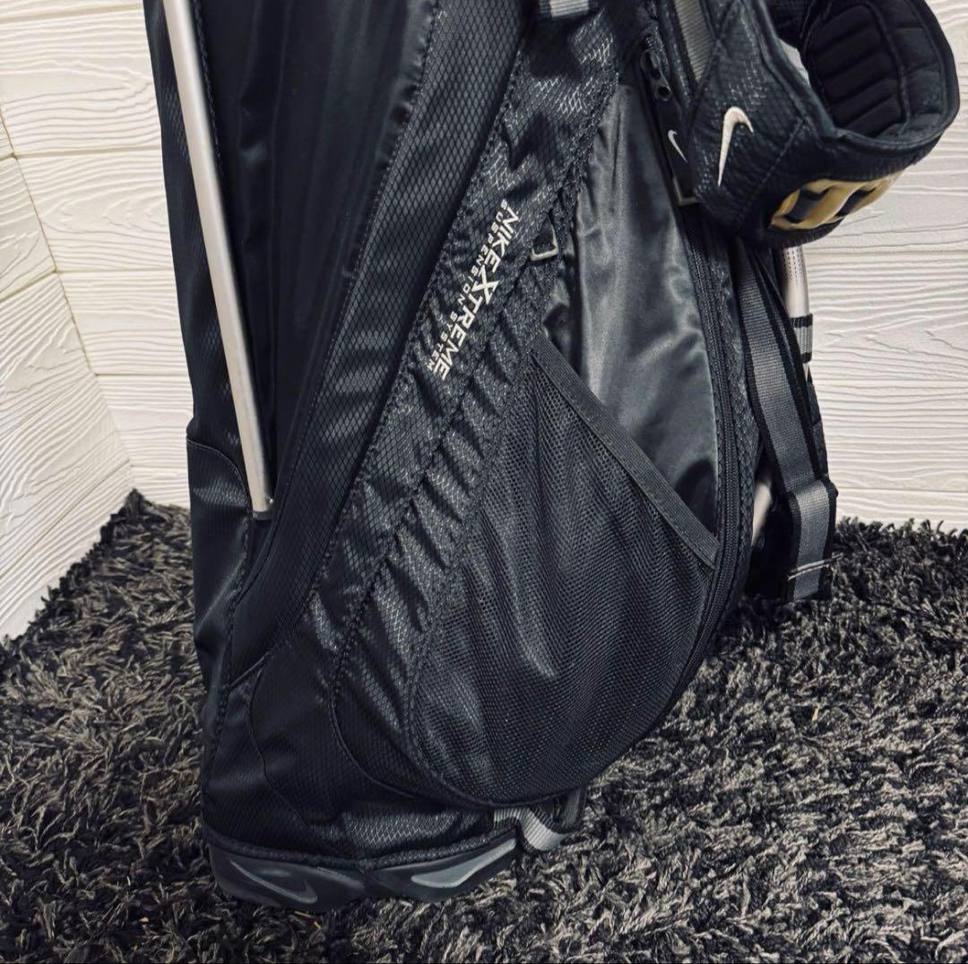 Nike ブラック キャディバッグ スタンド付き