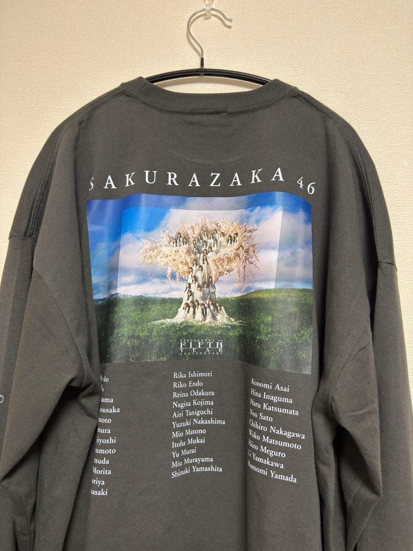 櫻坂46 5th AnniversaryビッグロングスリーブTシャツ Mサイズ