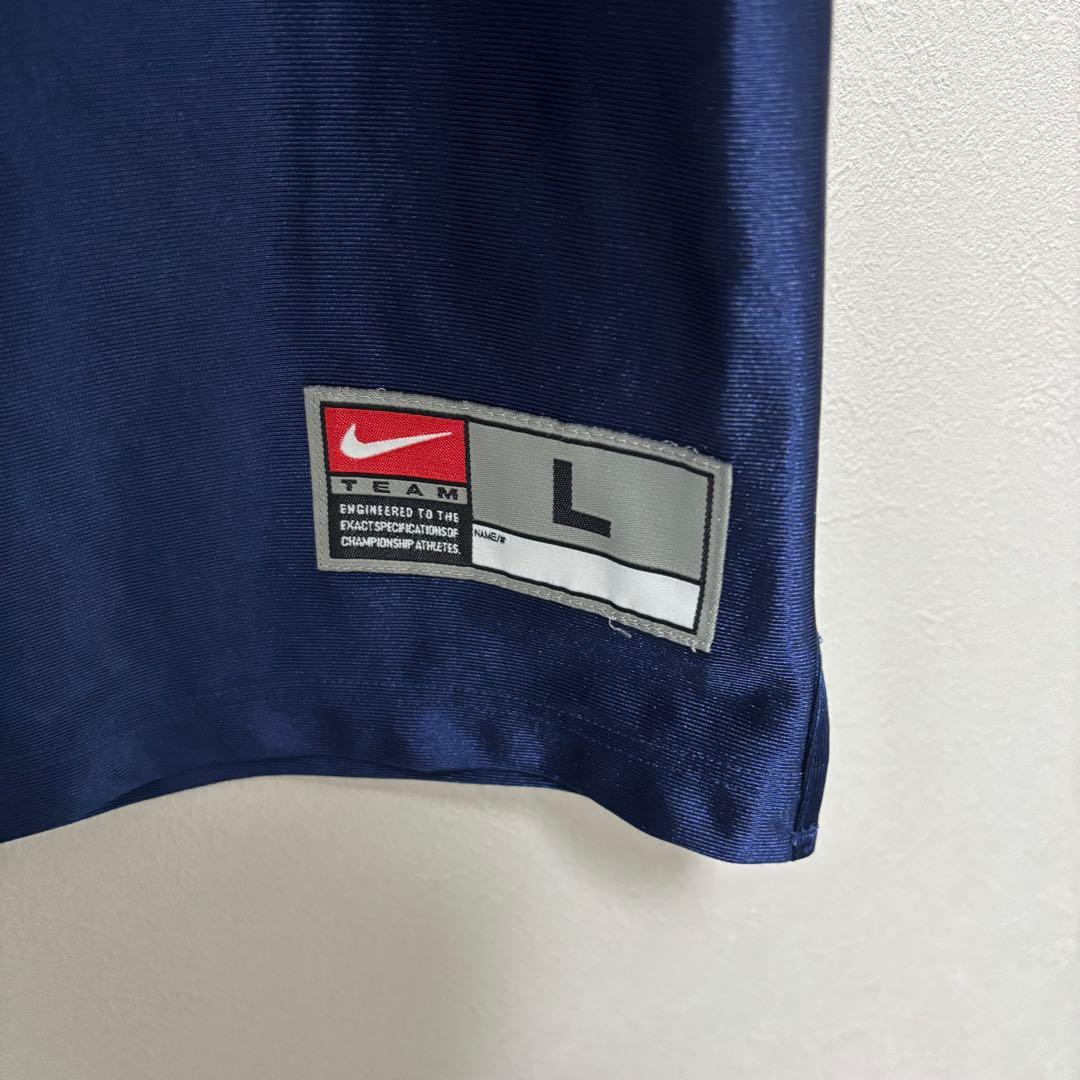 90s NIKE ナイキ タンクトップ ノースリーブ L 紺色 ネイビー