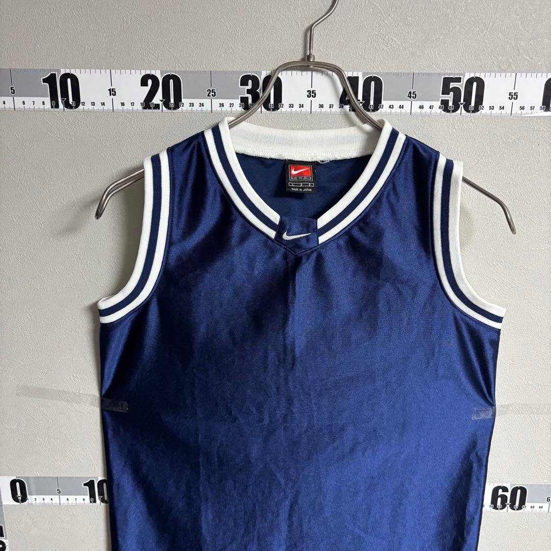 90s NIKE ナイキ タンクトップ ノースリーブ L 紺色 ネイビー