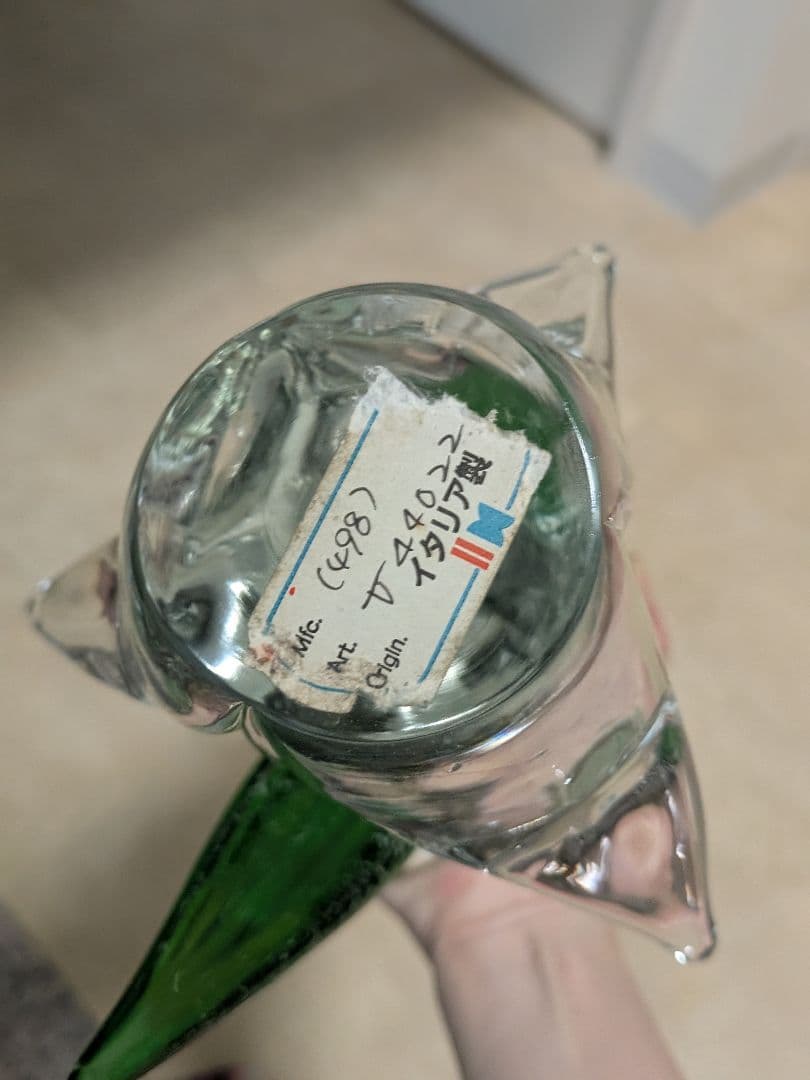 大きい ベネチアンガラス 美品　37cm　イタリア ムラーノ 360°美しい