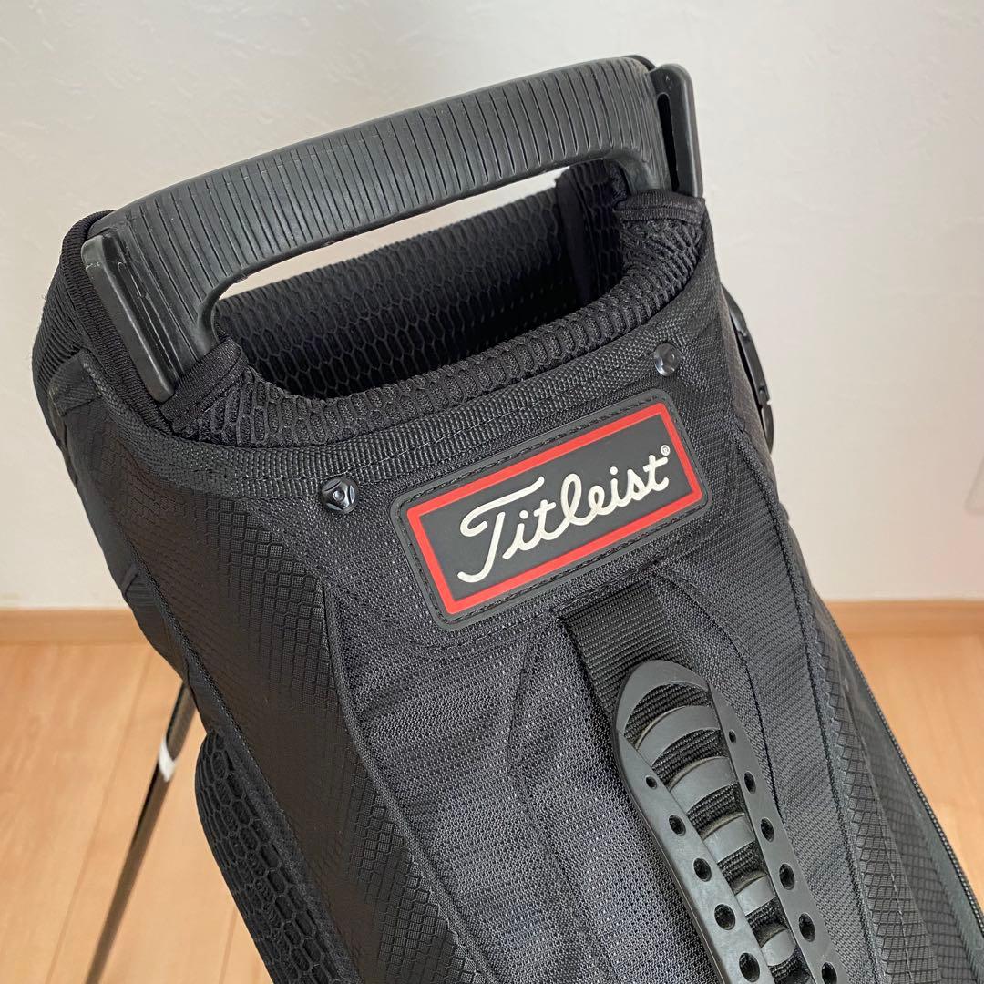 【極美品】Titleist タイトリスト ゴルフ キャディバッグ スタンド付き