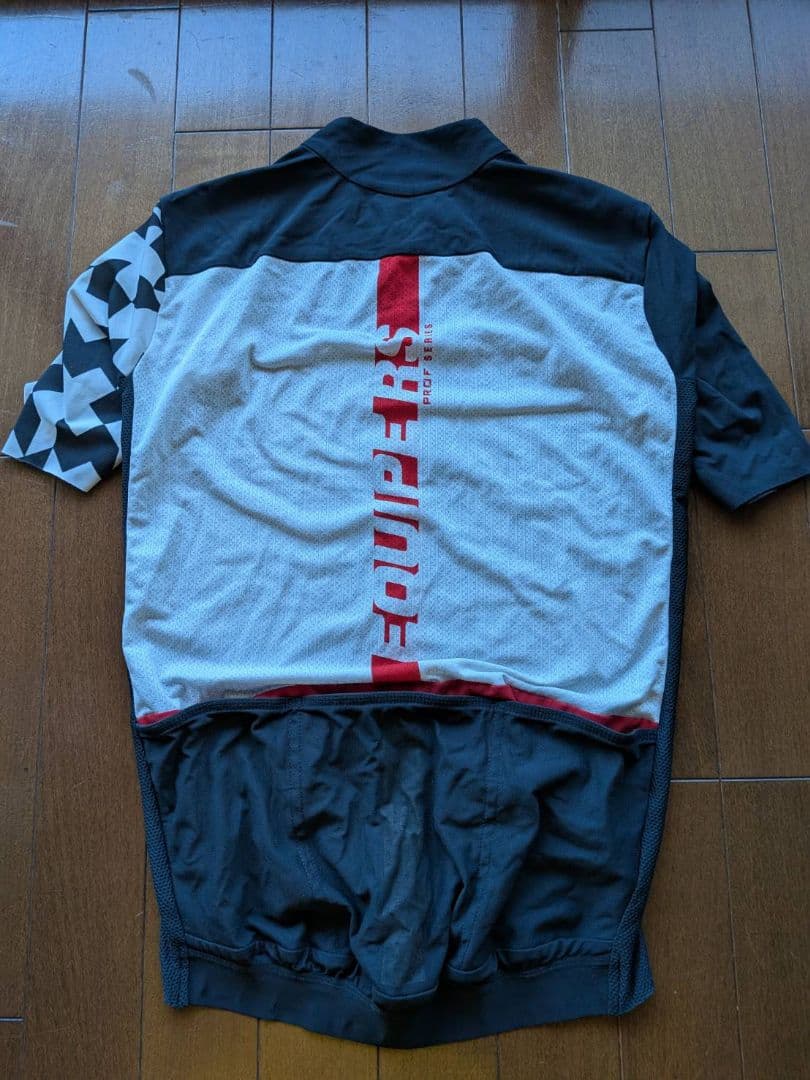 EQUIPE RS Aero SS Jersey 半袖 サイクルジャージ 黒 S