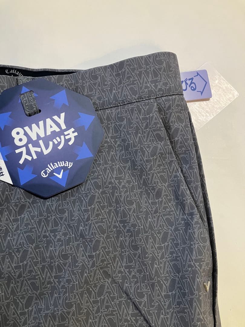 キャロウェイ メンズ 8WAYストレッチパンツ 未使用タグ付 LL、ゴルフパンツ