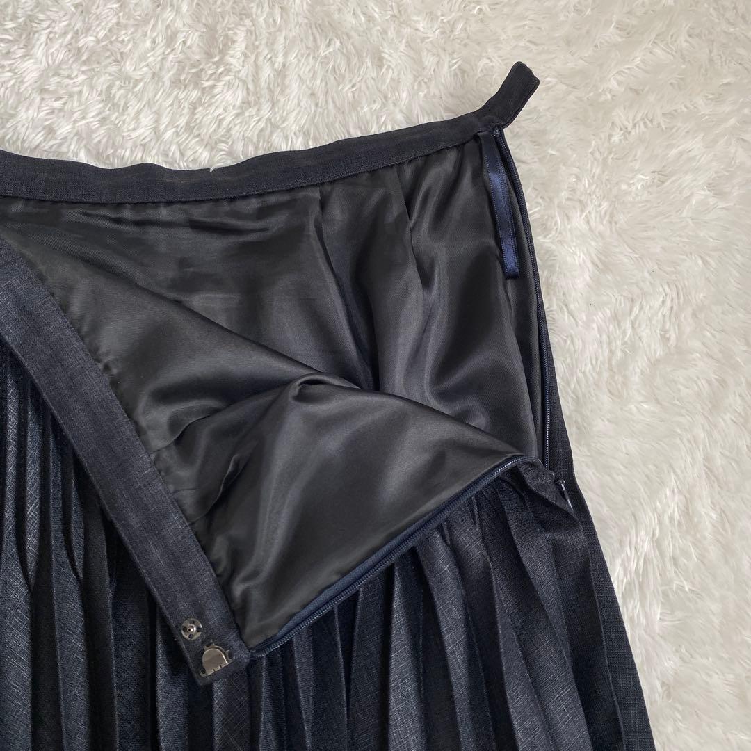 PEARLY GATES パーリーゲイツ　プリーツスカート　黒　サイズ1(M)