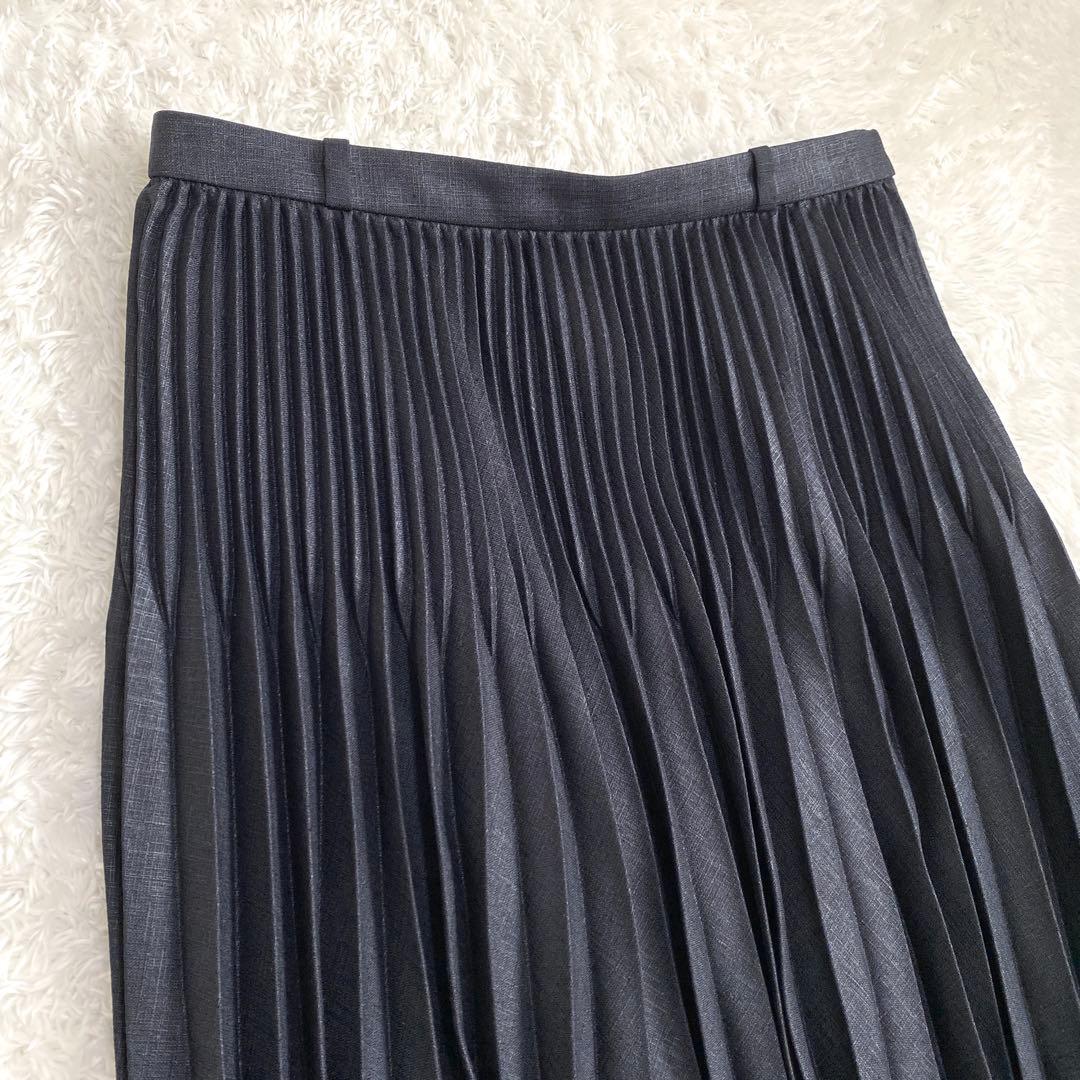 PEARLY GATES パーリーゲイツ　プリーツスカート　黒　サイズ1(M)