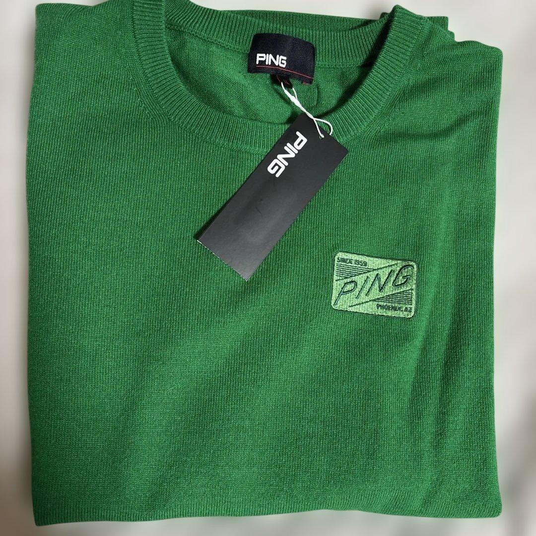 ping セーター　新品　LL グリーン