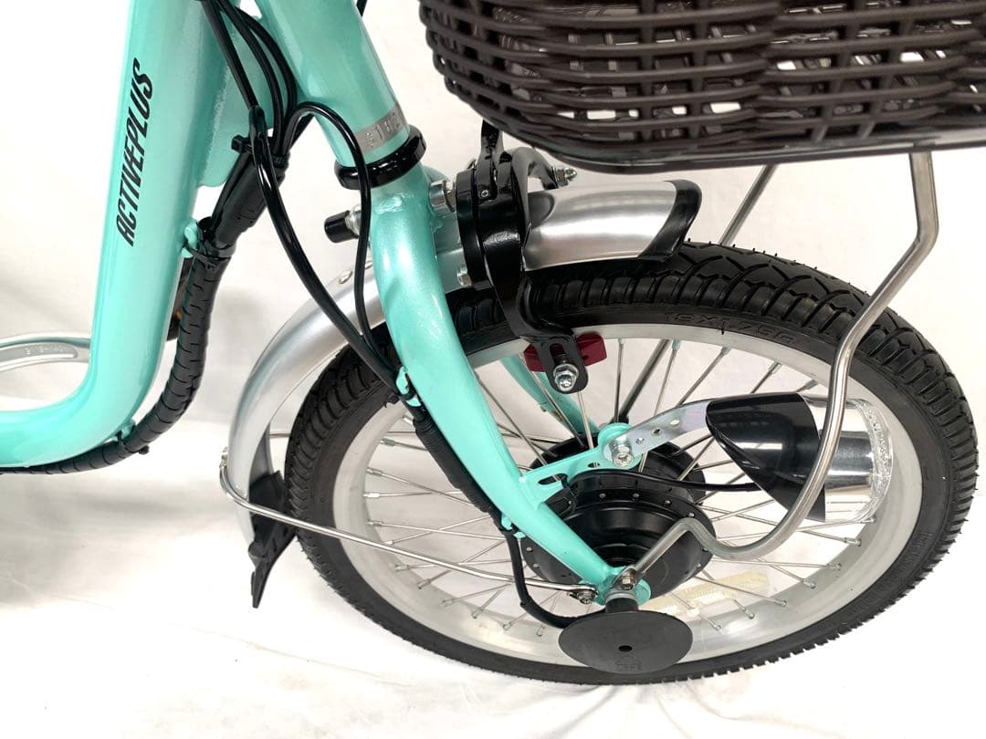 【即乘】送料無料 電動アシスト三輪自転車 5.8Ah 18-16インチ動作確認済