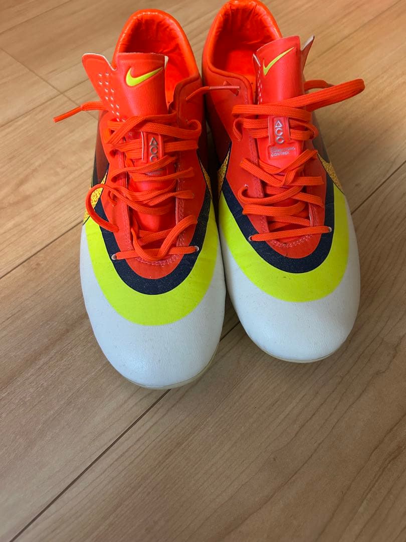 CR7 マーキュリアル ヴェイパー IX HG-V ACC(ホワイト×オレンジ)