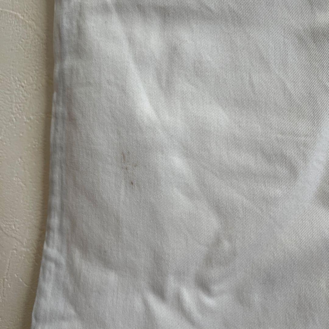 MARK LONA スカル刺繍 ホワイトパンツ
