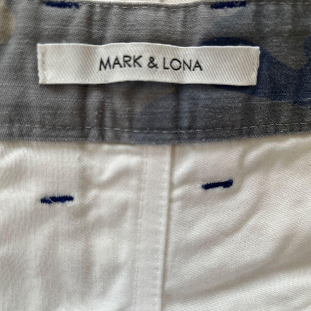MARK LONA スカル刺繍 ホワイトパンツ