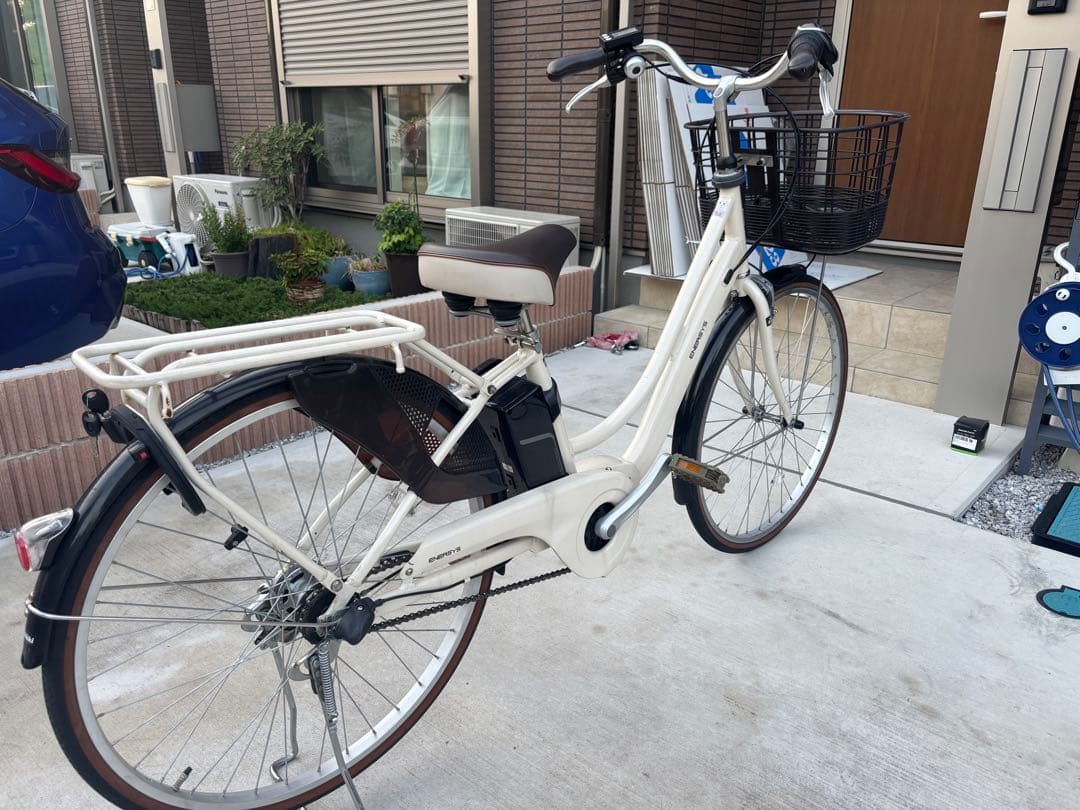 電動アシスト自転車 シティタイプ ホワイト あさひ　エナシスエブリ