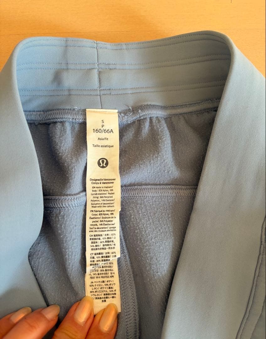 ルルレモン　Lululemon パンツ　s 起毛