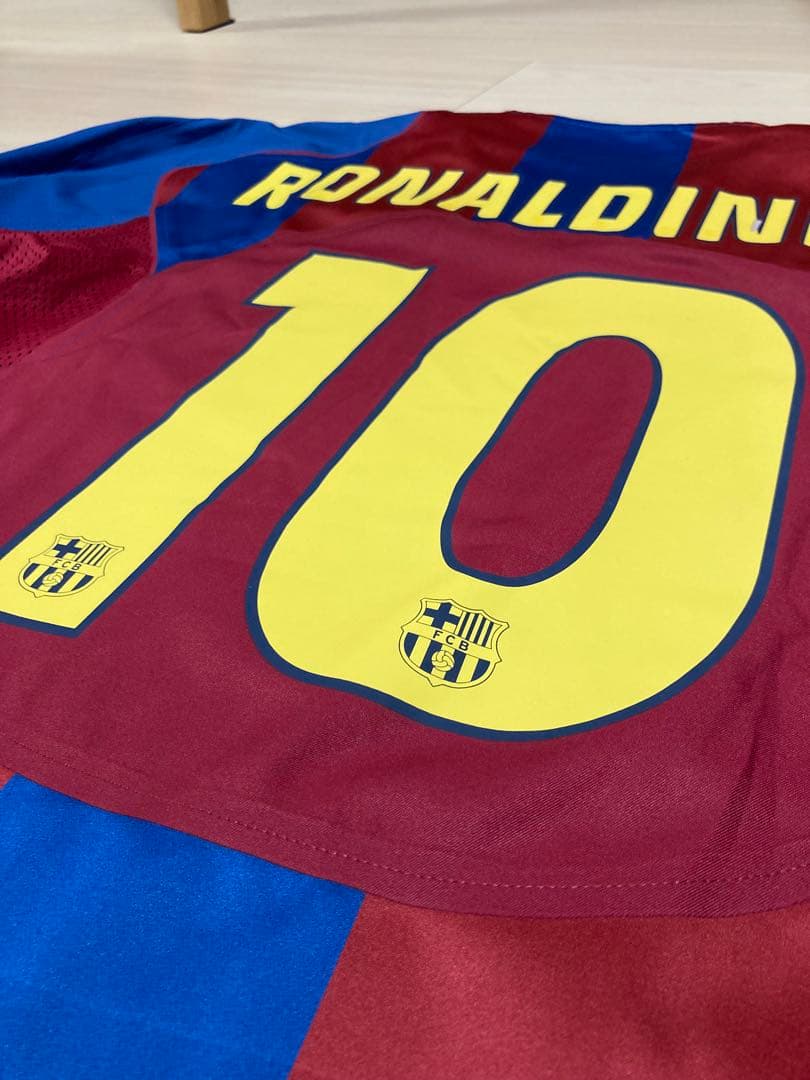 バルセロナ04/05（H）CLモデル #10 RONALDINHO 選手支給品
