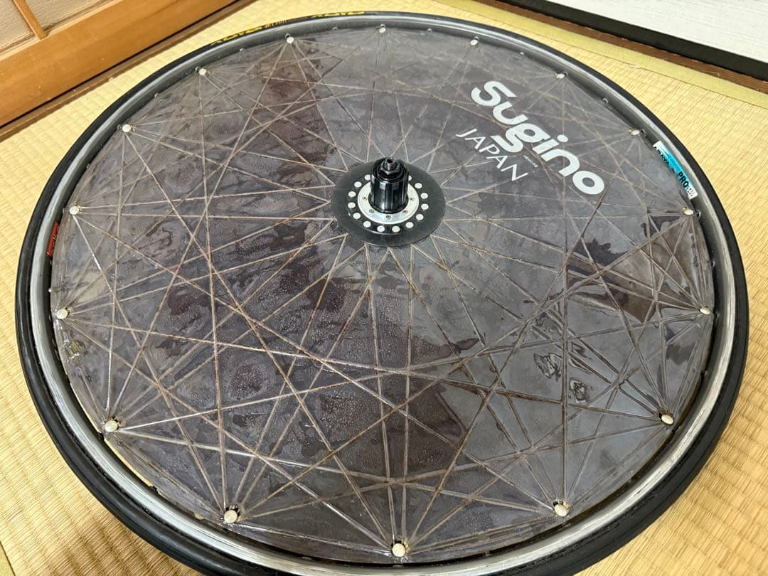 Dura ace 7700 Sugino テンションディスク　ホイールセット