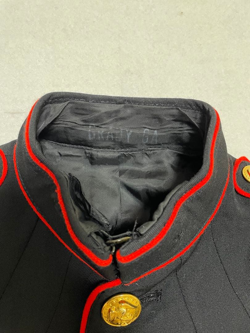 米軍放出品 海兵隊ブルードレスジャケット 軍服 礼装 ナポレオンジャケット