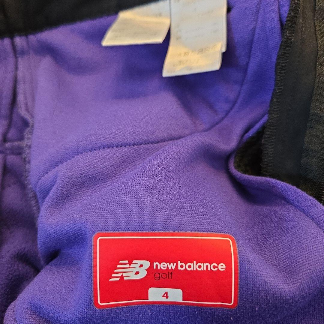 new balance golf スクエアキルト 防風ロングパンツ 4（M）