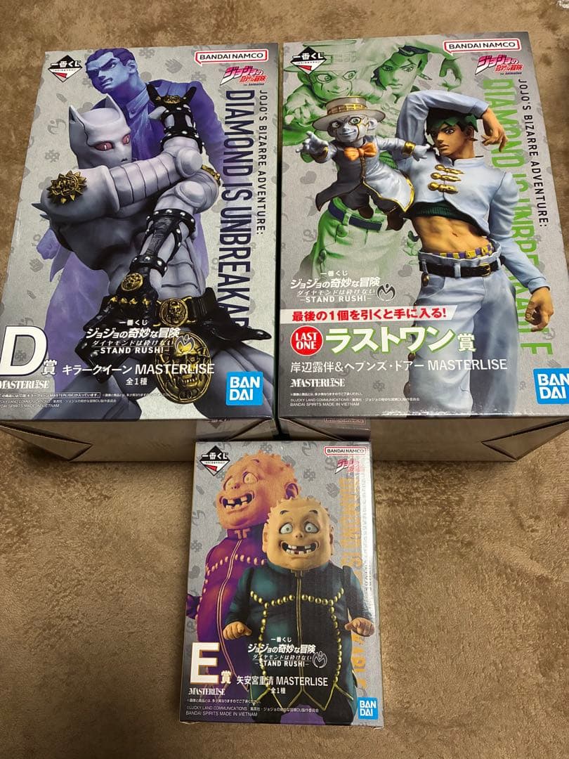 ま*ー様 ジョジョの奇妙な冒険 フィギュア5点 下位賞セット
