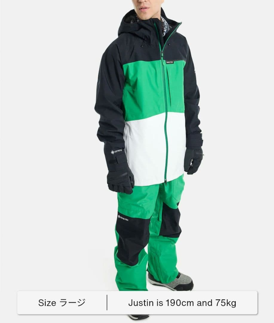 BURTON GORE-TEX スノーボード ジャケット ビブパンツ