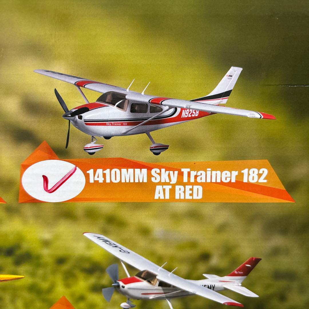 航空機・ヘリコプター 140MM SkyTrainer 182 AT RED