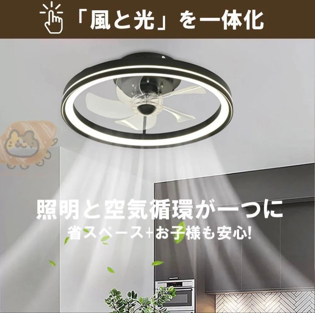 シーリングファンライト LED 音楽再生機能付き