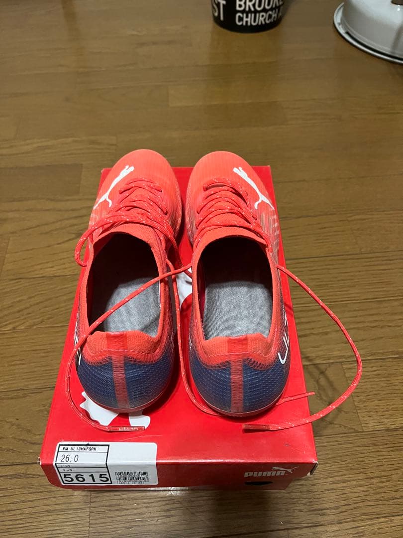 PUMA ULTRA サッカーシューズ 26.0cm レッド