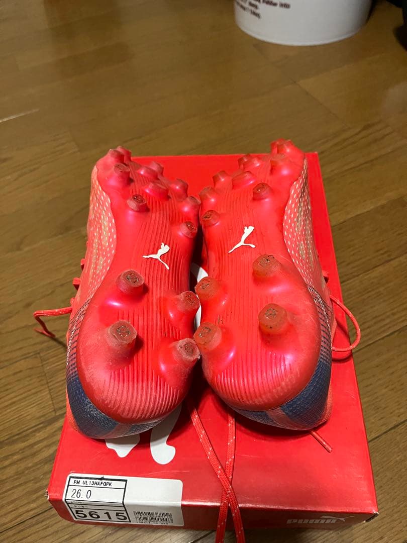 PUMA ULTRA サッカーシューズ 26.0cm レッド