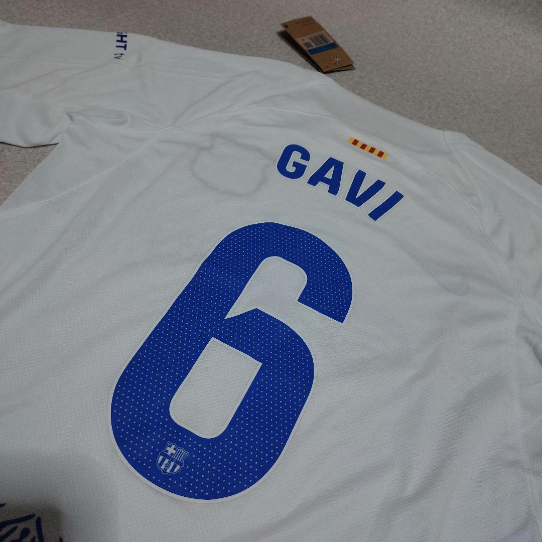 ★未使用タグ付き ナイキ FCバルセロナ アウェイユニフォーム ガビ GAVI