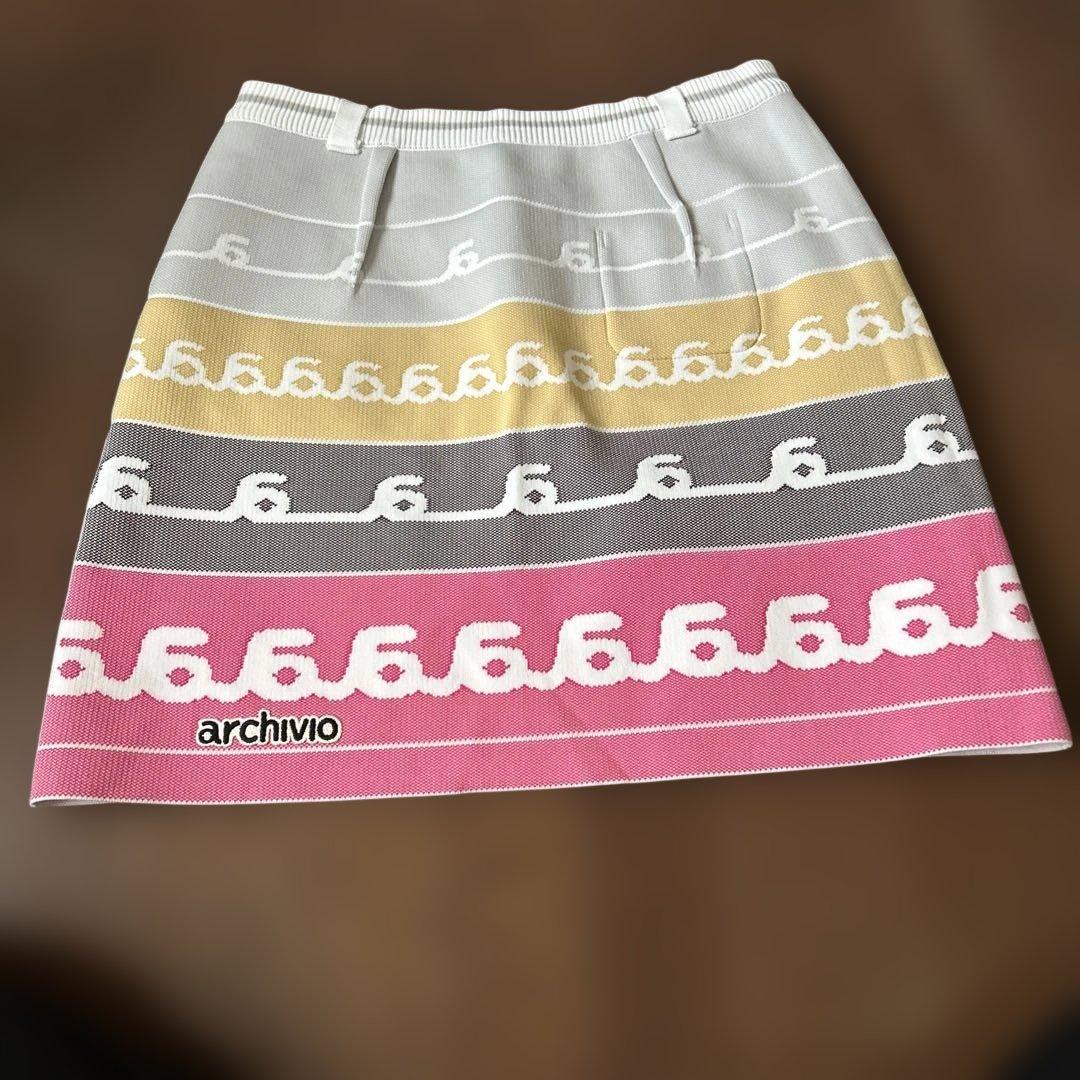 archivio ストライプニットスカート