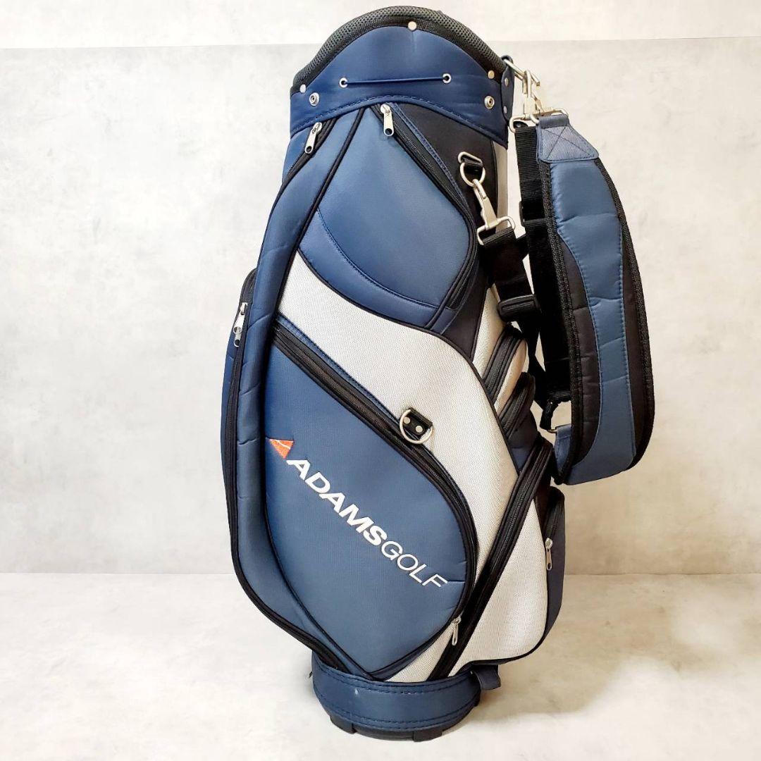 良品 アダムスゴルフ ADAMS GOLF 3点式 キャディバッグ ゴルフバッグ