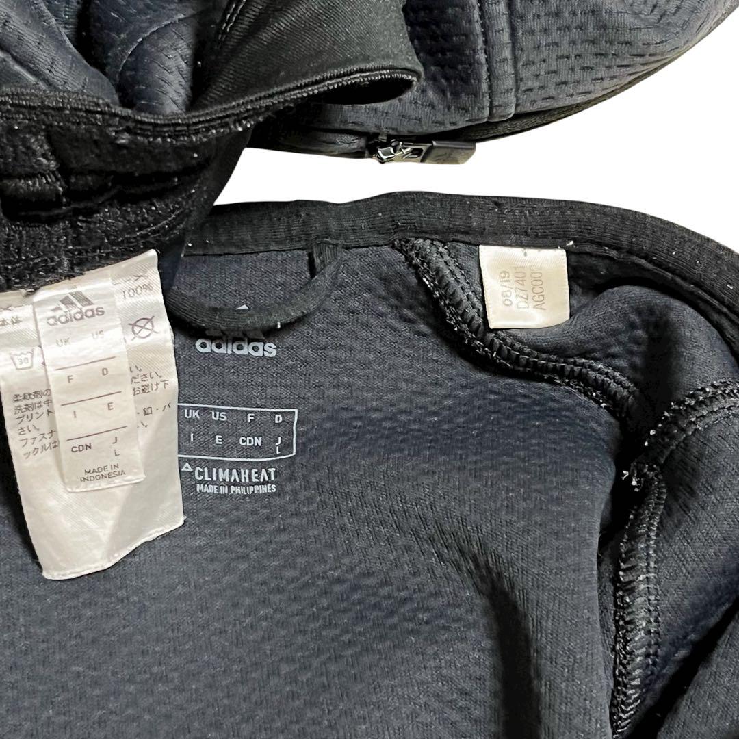 adidas ジャージ セットアップ 上下セット CLIMAHEAT ブラック