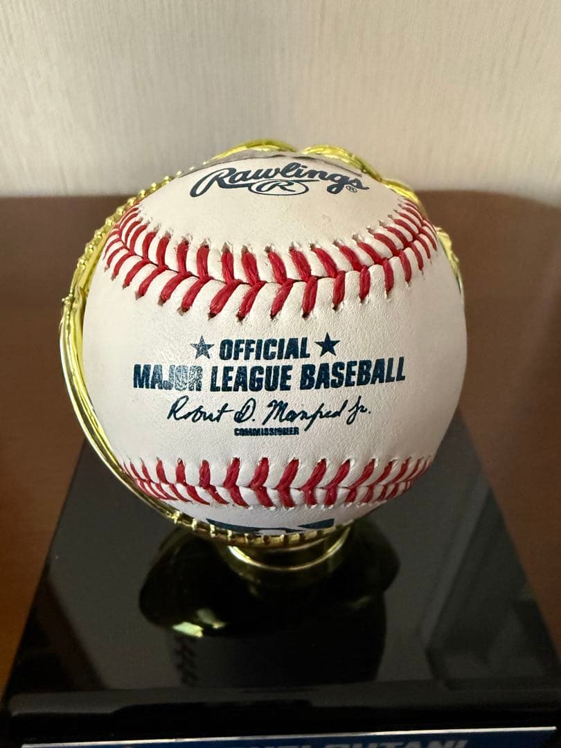 大谷翔平 直筆サインボール MLB公式球 ケース付き