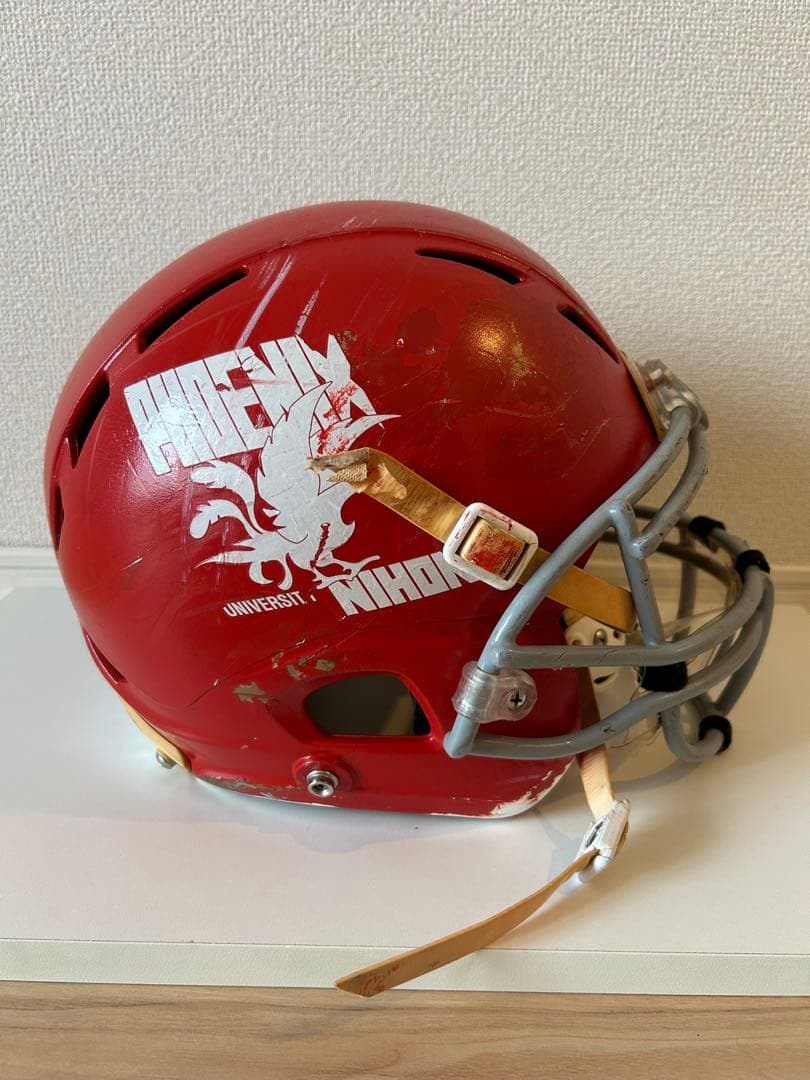 【超レア・選手実使用品】日本大学アメフト部 PHOENIX ヘルメット（ゼニス)