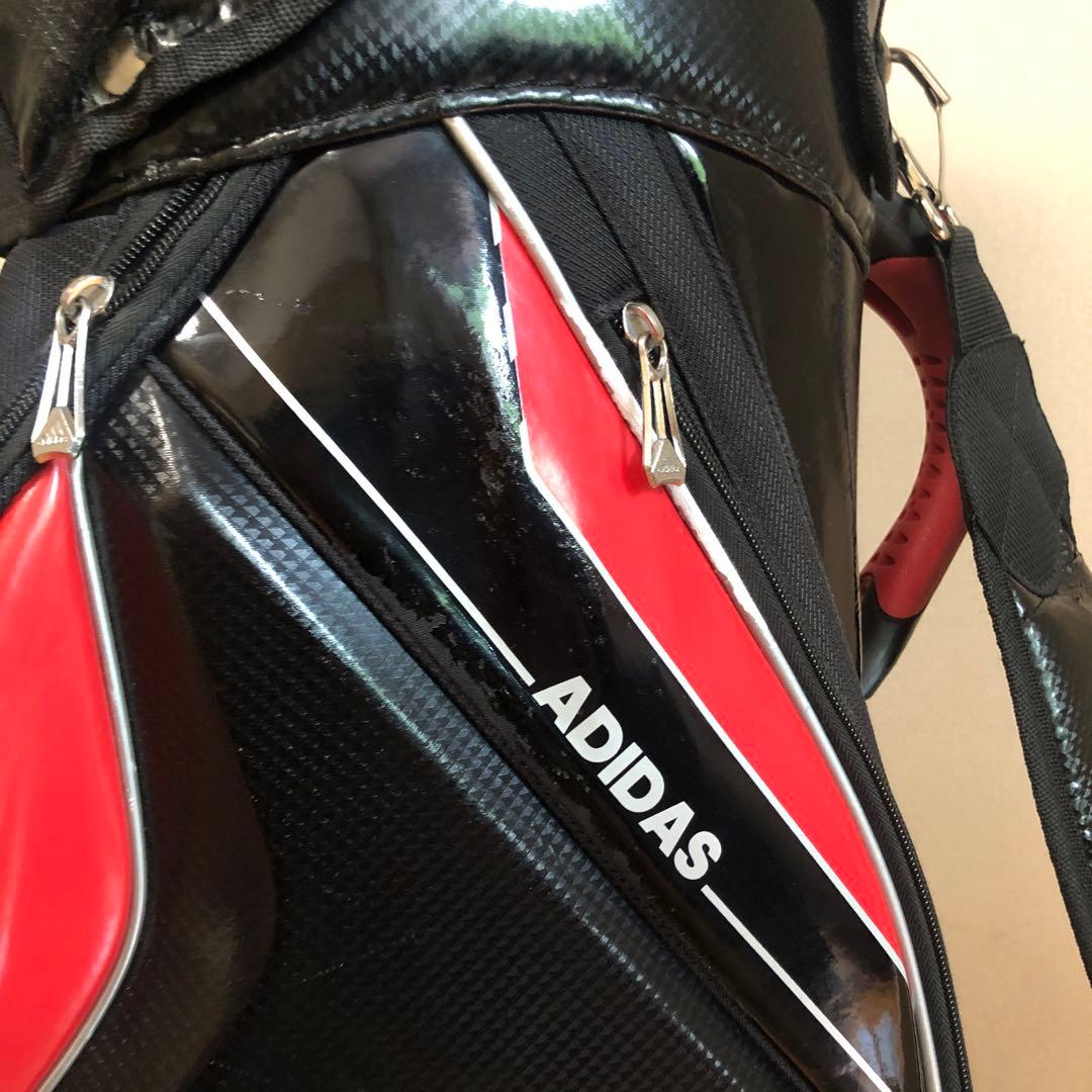 アディダスadidas キャディバッグ ブラック フード付き