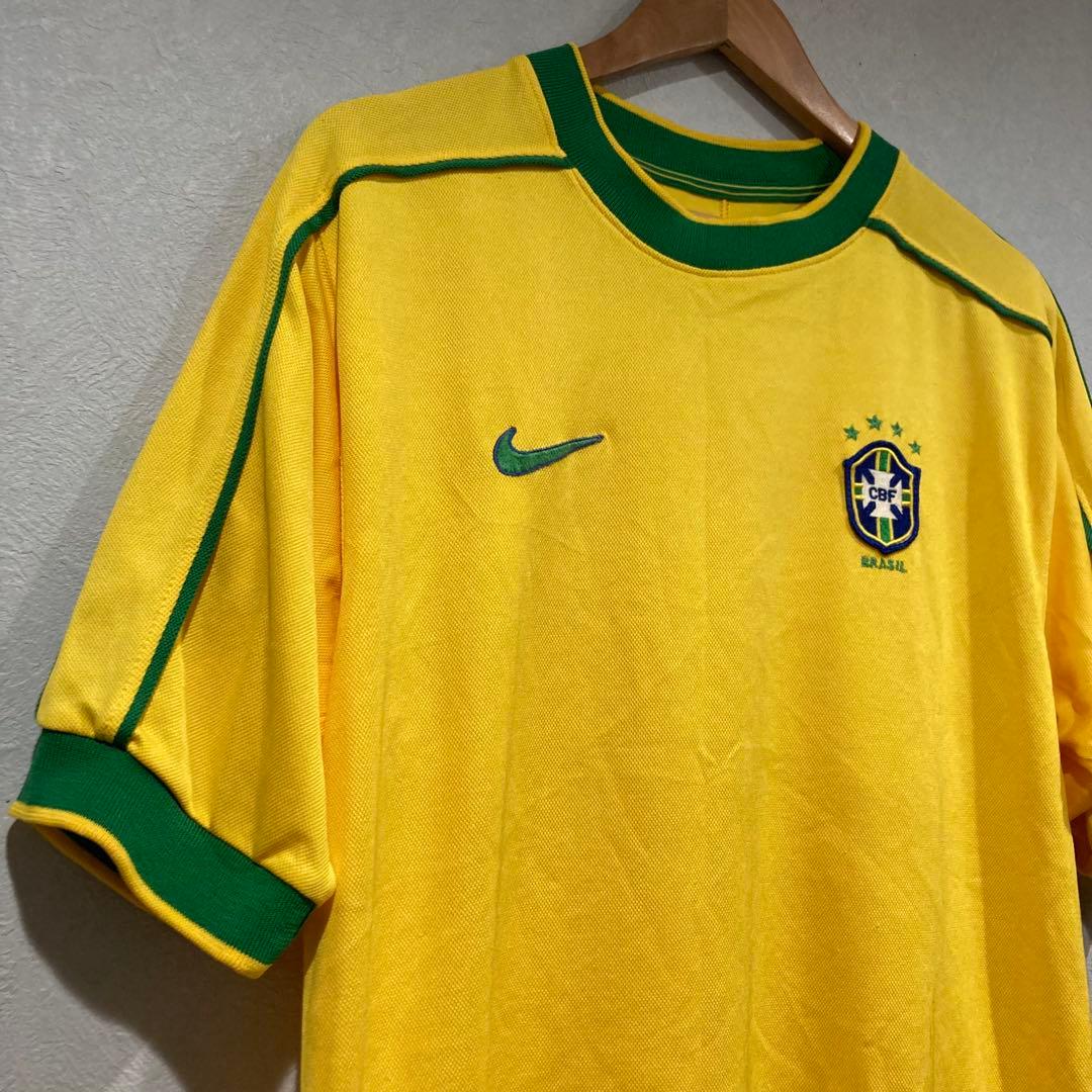 98年 W杯 ブラジル代表 NIKE ユニフォーム UK製 希少 サッカー