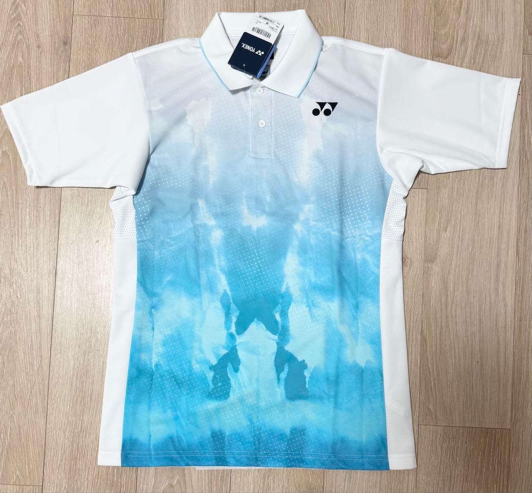 YONEX VERSICOOL ポロシャツ JP M 青/白