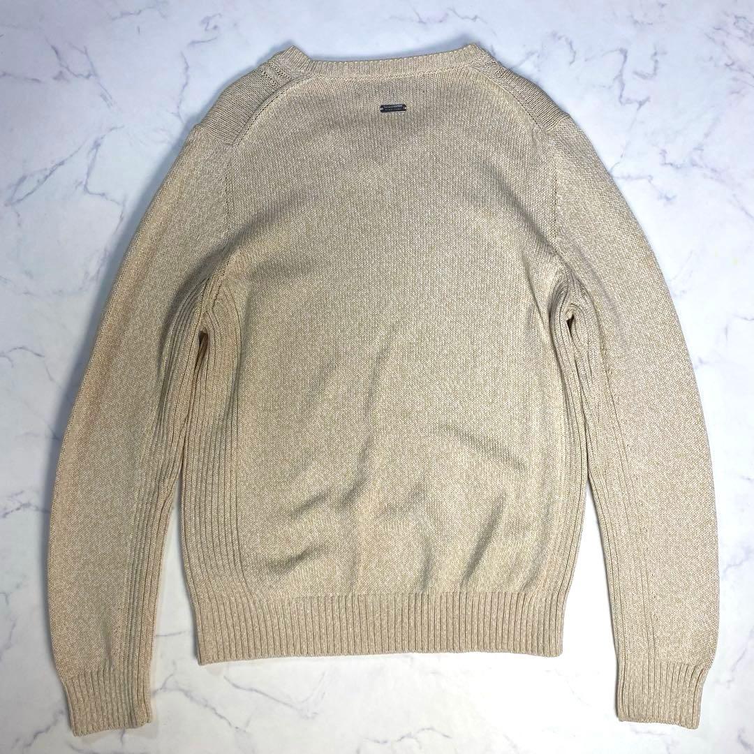 【美品】セントアンドリュース　セーター　L ベージュ系　ロゴ　ゴルフ　秋冬