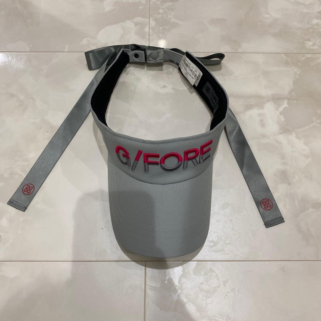【新品】G/FORE（ジーフォア）　サンバイザー　リボン　ゴルフ